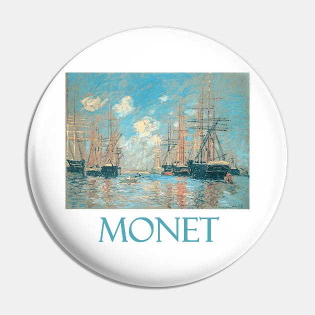 The Sea, Port in Amsterdam (1874) by Claude Monet Pin by Naves