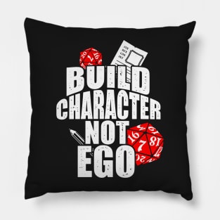 Pen and paper build character Pillow