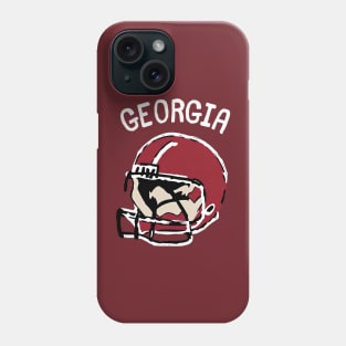 Georgia Football Player American Football Team Summer Camp Game Day Phone Case