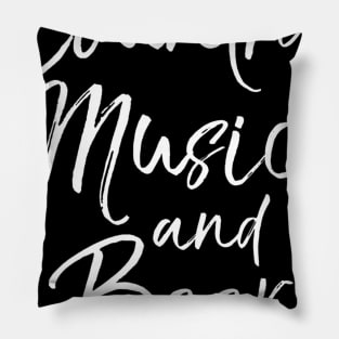 Cute Country Music Gift for Women Country Music and Beer Pillow