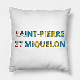 Drapeau Saint pierre et miquelon Pillow