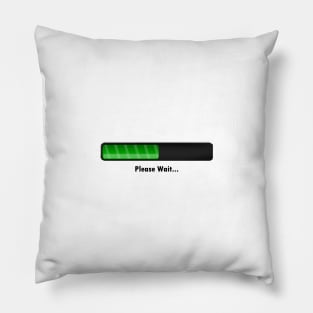 Im Loading Please Waiting Icon Pillow