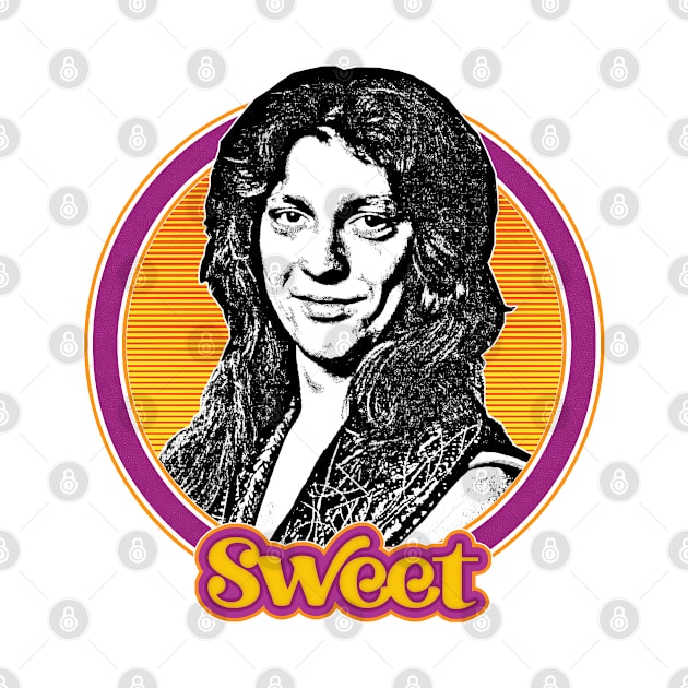 Steve Priest Sweet  // Retro 1970s Style Fan Art Design by DankFutura