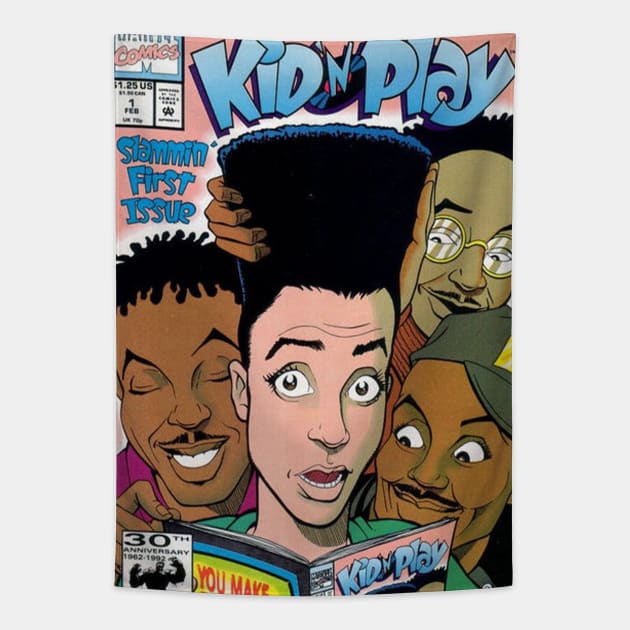 Kid 'n Play Comic Book Issue 1 Tapestry by Artist Club