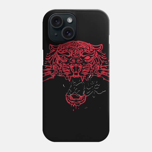 Cyberpunk 2077 tiger Phone Case by Aknazu