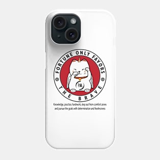 Super Maneki Neko Cat Circle Phone Case