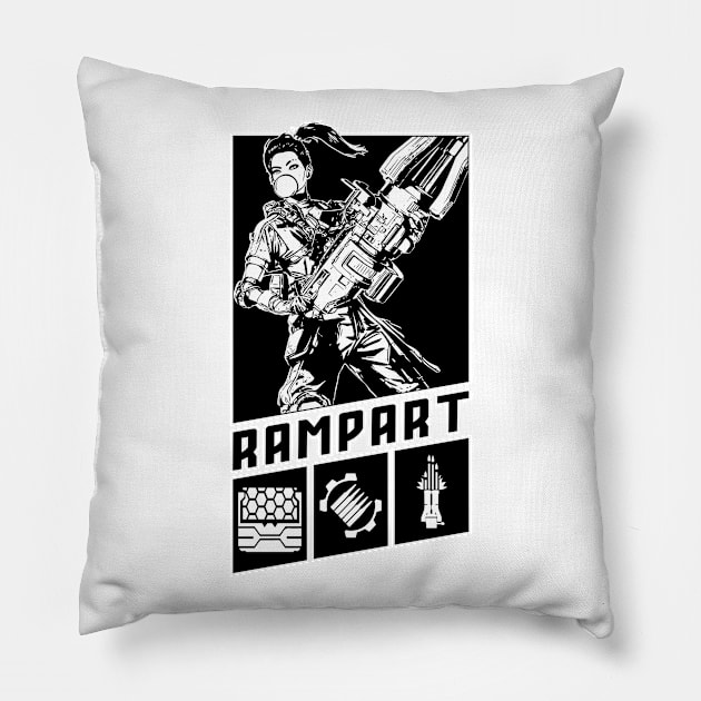 Rampart Pillow by Peolink