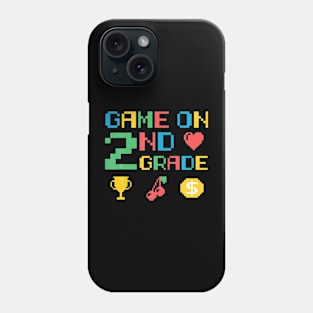 2Nd Grade Video Game Grade Wo Gamer Eacher Or Student Phone Case