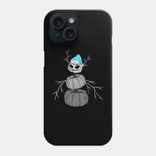 All Hallows Eve Haunted Snowman Phone Case