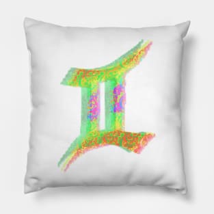 Gemini Psychedelic Pillow