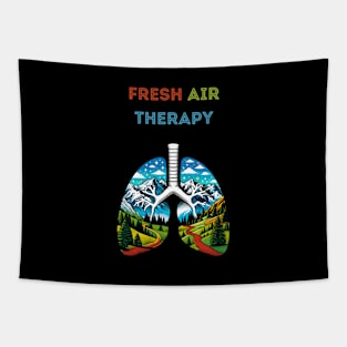 Inhale Nature Exhale Stress Fresh Air Therapy Tapestry