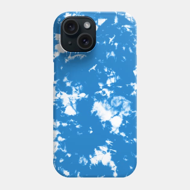 Bluebell Storm - Tie Dye Shibori Texture Phone Case by marufemia