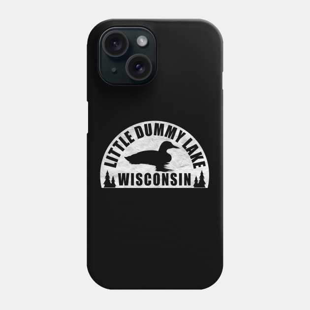 Little Dummy Lake Northern Wisconsin Loon Phone Case by BirdsEyeWorks
