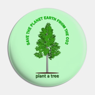 Plant a tree Pin