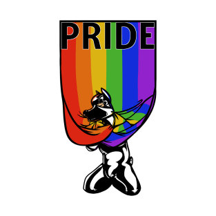 Puppy Rainbow pride T-Shirt