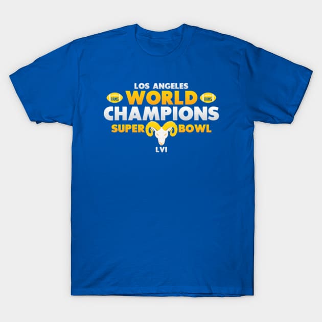 La Rams Football NFL Super Bowl World Champions T-Shirt