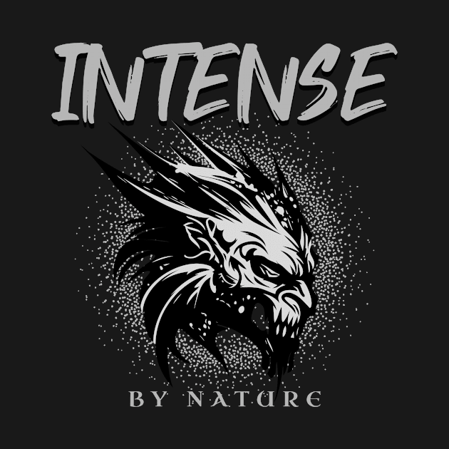 Intense By Nature Quote Motivational Inspirational by Cubebox