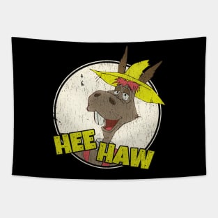 Hee Haw Donkey Grunge Tapestry