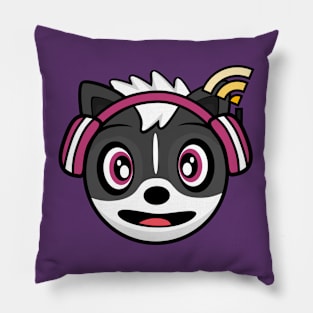 Happy Melody Skunk Pillow