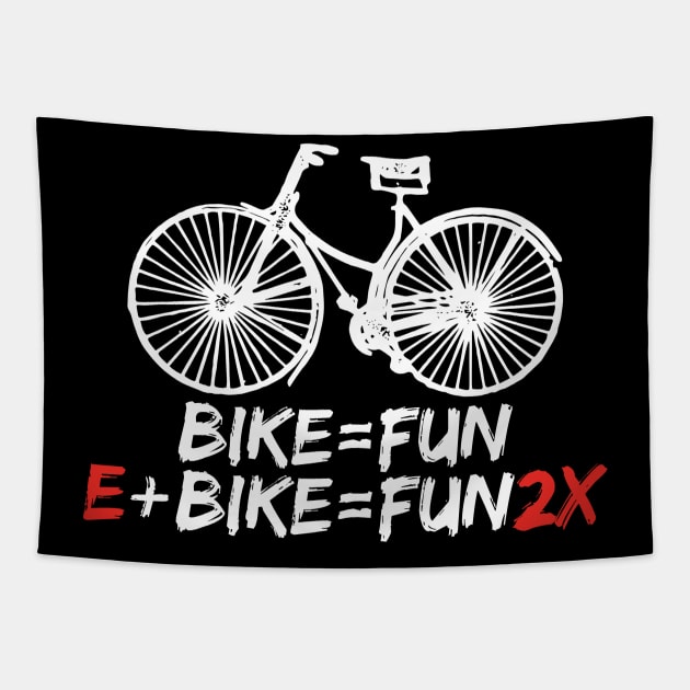 E-bike Math Math Nerd Tapestry by fiar32