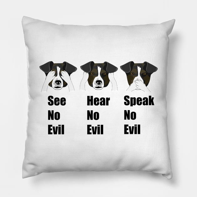 No Evil, cool gift for you. Pillow by MadebyTigger