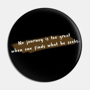 Journey Of The Seeks - Black Pin