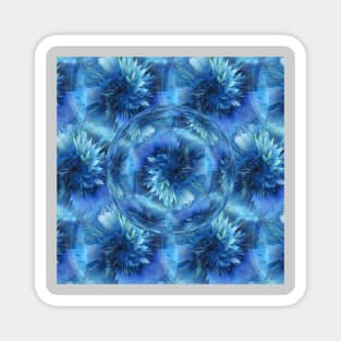 3D Floral Yoga Room Art Magnet