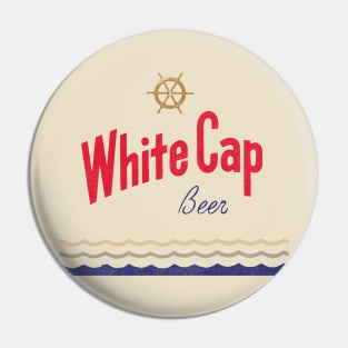 White Cap Beer Retro Defunct Breweriana Pin