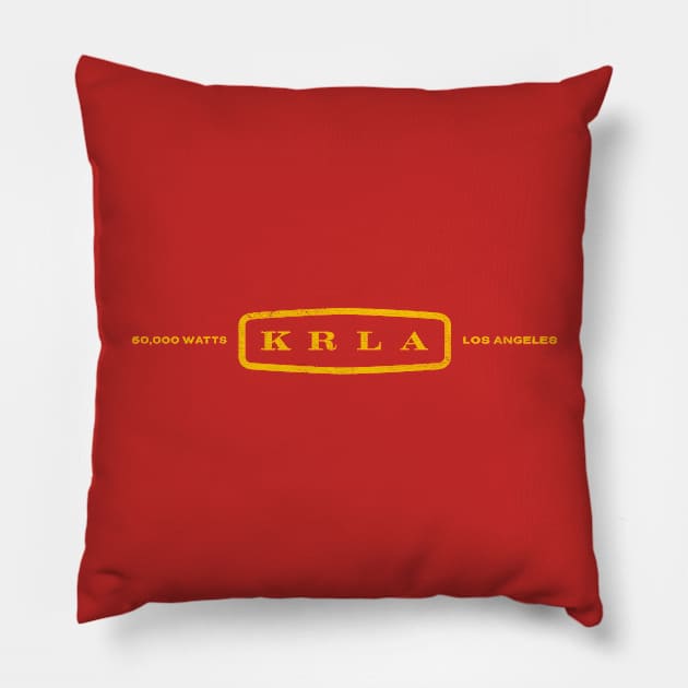 KRLA Worn Pillow by KevShults