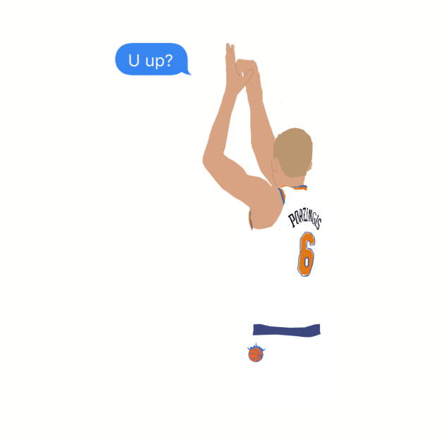 The "U up?" Shoot your Shot Tee by TheKnicksWall1