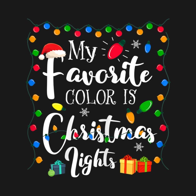 my favorite color is christmas lights by Barnard