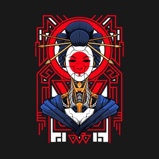 Mecha Geisha Cyborg T-Shirt