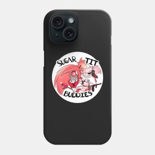 Sugar Tit BFFs Angel Dust and Cherry Bomb Sticker Phone Case