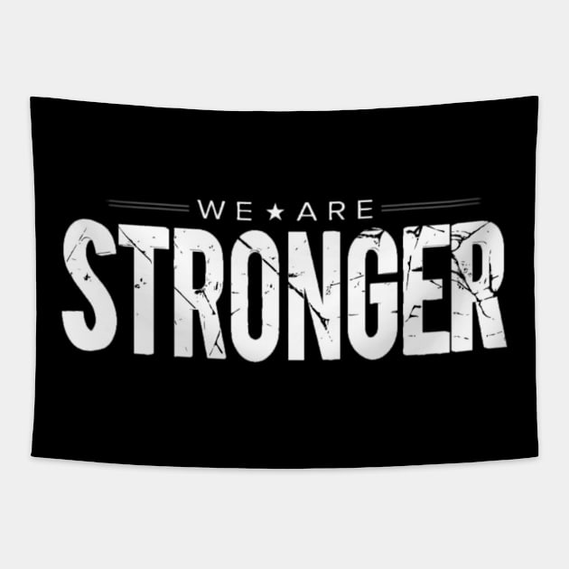 WE ARE STRONGER Tapestry by tzolotov