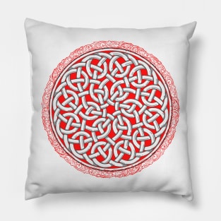 Red Celtic Knot Pillow