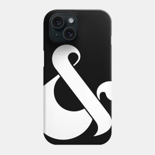 Ampersand (white) | Closet Collection Phone Case