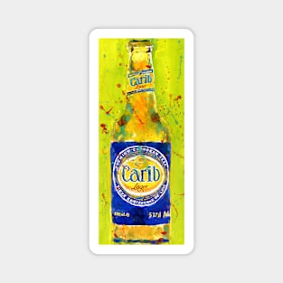 Caribbean Beer Bottle Magnet