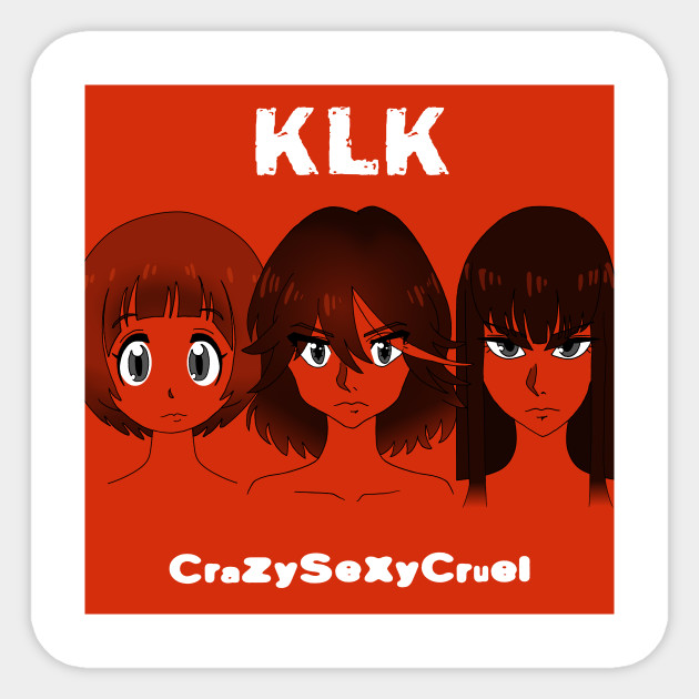 Klk Crazysexycruel Adult Swim Sticker Teepublic