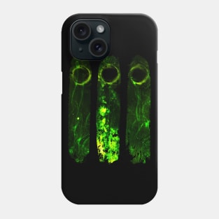 Alien Life - Planets and Stars (Green Space Plasma) Phone Case