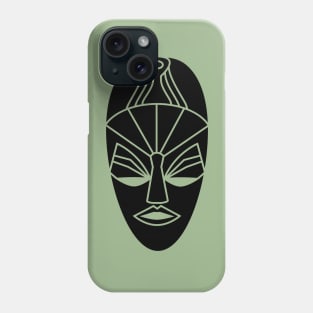 Arfican tribal black mask Phone Case