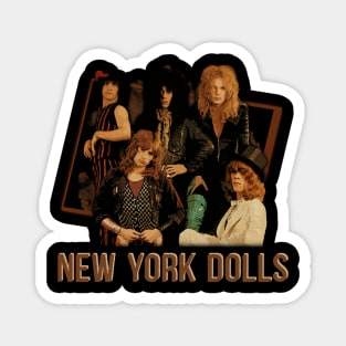 Punk Royalty New York Dolls' Reign In Images Magnet