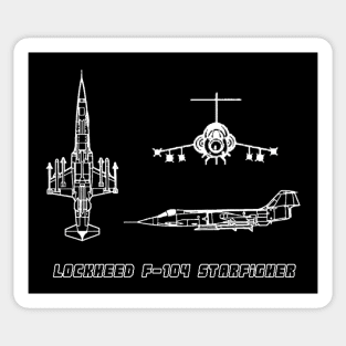 F 104 Starfighter Stickers for Sale