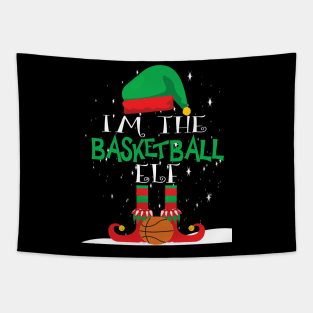 basketball elf matching family group christmas gift Tapestry