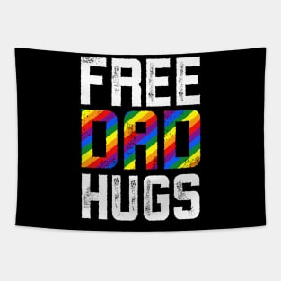 Free Dad Hugs Pride LGBTQ Tapestry