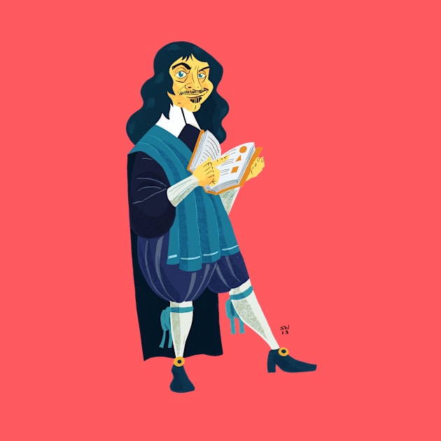 Descartes by washburnillustration