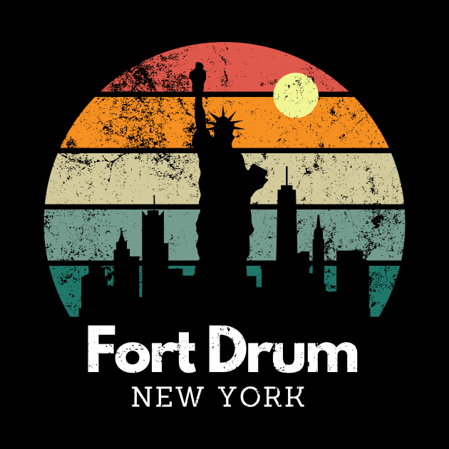 Fort Drum, NY // Vintage Sunset NY Skyline by Dear Military Spouse 