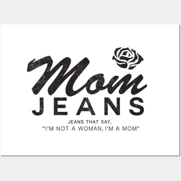 Mom Jeans logo - SNL - Mom Jeans - Posters and Art Prints