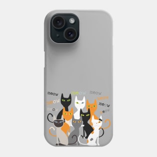 meow meow Phone Case