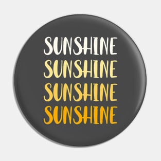 Sunshine Calligraphy Pin