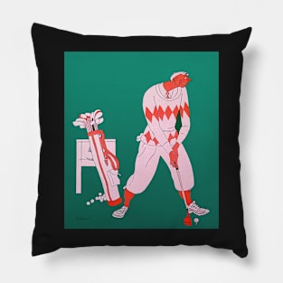 Vintage 1927 Gol Print Pillow